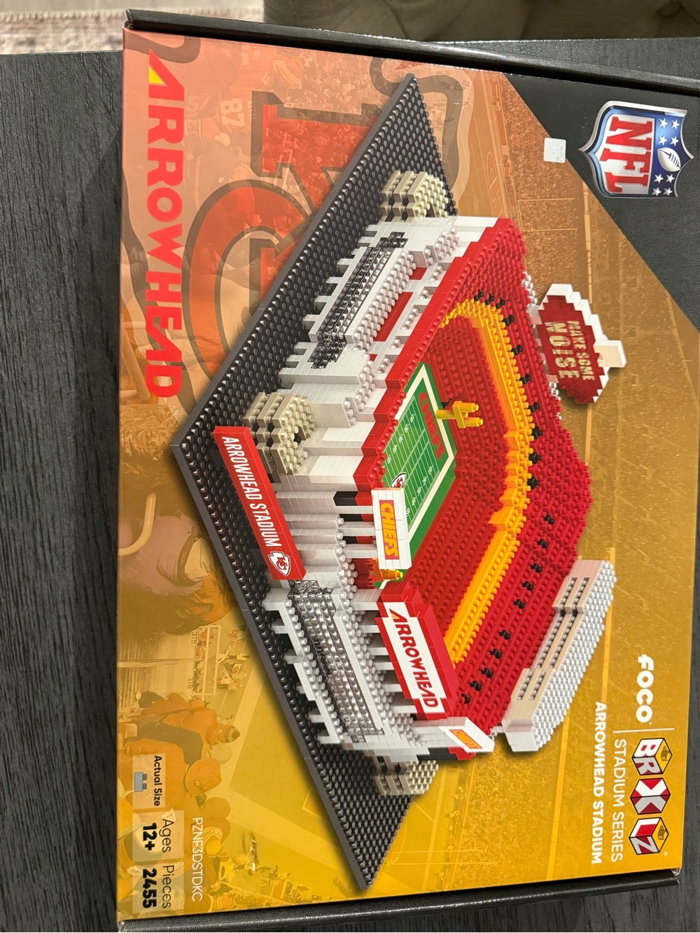FOCO Arrowhead Stadium Building Block Set - Red